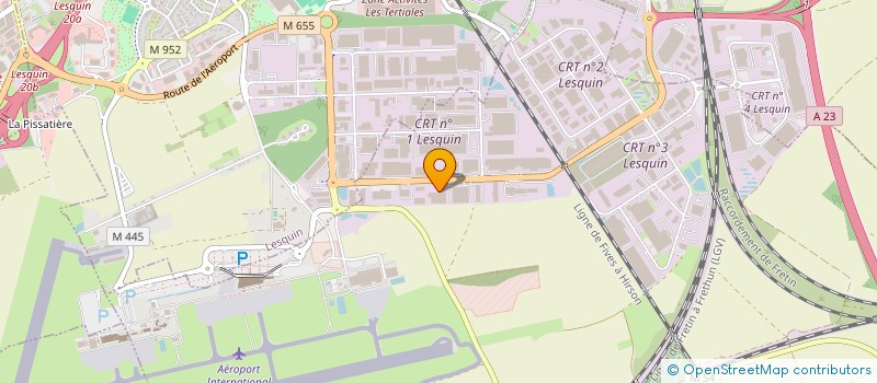 localisation de l'entreprise LOCATRUCKS à FRETIN