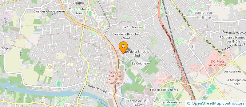 localisation de l'entreprise LOCAUTO à ORLEANS