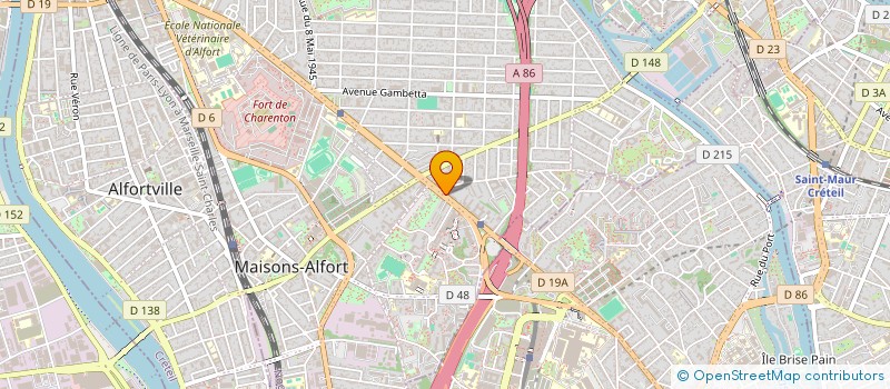 localisation de l'entreprise LOCAUTO DMW  MAISONS-ALFORT