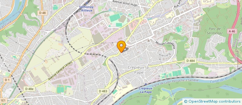 localisation de l'entreprise LOCAUTO SERVICES à RILLIEUX-LA-PAPE