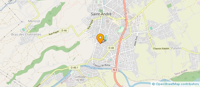 localisation de l'entreprise LOCAUX COMMERCIAUX PAQUIRY ZAE PANIANDY  SAINT-ANDRE