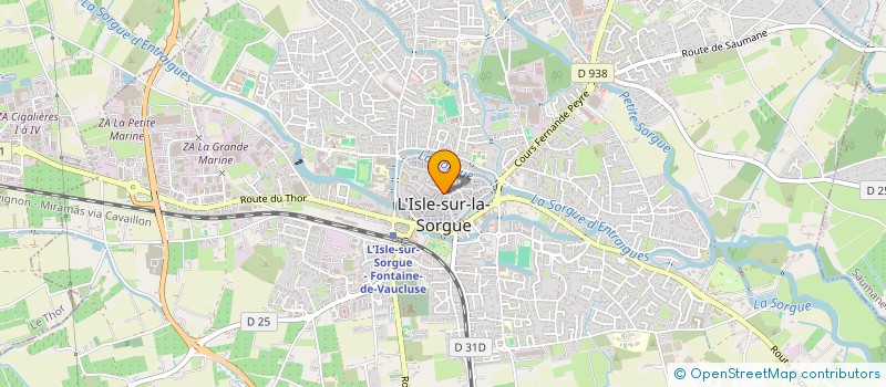 localisation de l'entreprise LOCAUX EVENTS  L'ISLE-SUR-LA-SORGUE