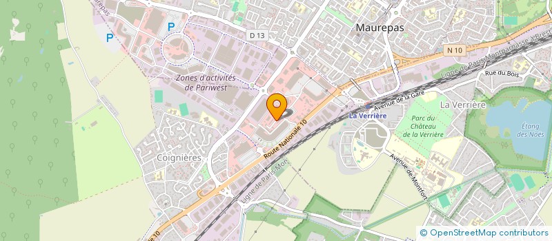 localisation de l'entreprise LOCAUX ONLINE à COIGNIERES
