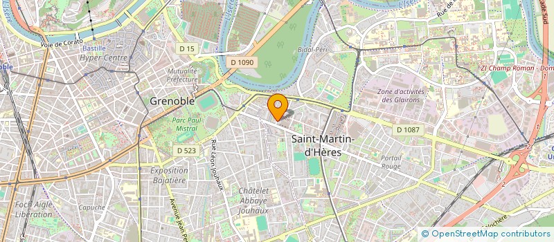 localisation de l'entreprise LOCAUX PEGGY  SAINT-MARTIN-D'HERES