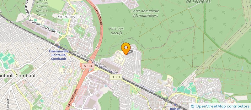 localisation de l'entreprise LOCAV  ROISSY-EN-BRIE