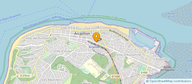 localisation de l'entreprise LOCAVELP à ARCACHON