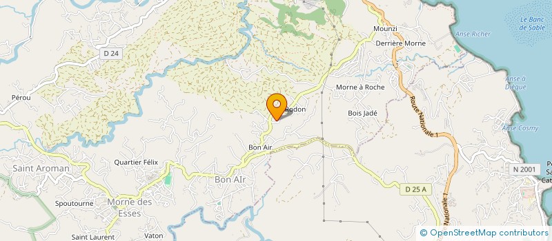 localisation de l'entreprise LOCAVERTE à SAINTE MARIE