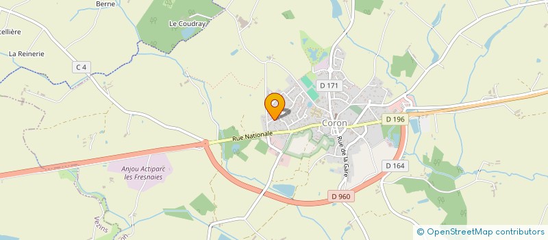 localisation de l'entreprise LOCAVEZINS  CORON