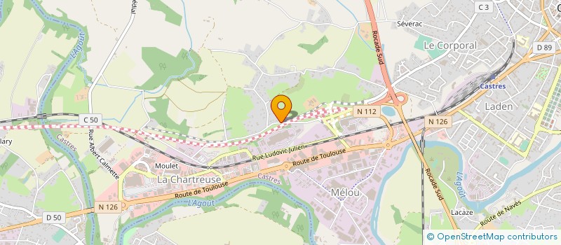 localisation de l'entreprise LOCAVI à CASTRES