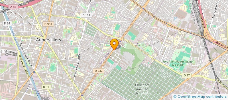 localisation de l'entreprise LOCAVI  AUBERVILLIERS