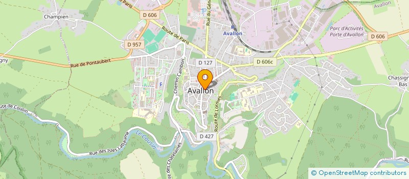 localisation de l'entreprise LOCAVIA à AVALLON