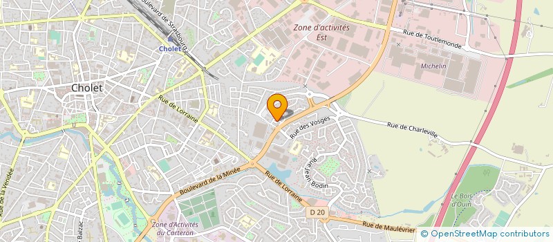 localisation de l'entreprise LOCAVIA QUARANTE NEUF à CHOLET