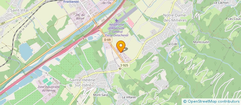 localisation de l'entreprise LOCAVIB à NOTRE-DAME-DES-MILLIERES