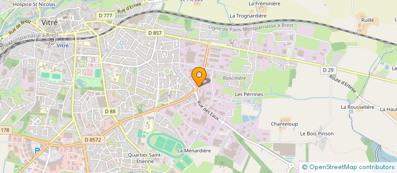 localisation de l'entreprise LOCAVIT à VITRE