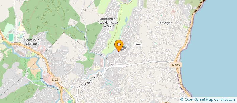 localisation de l'entreprise LOCAZUR MAXIMOISE 45 à SAINTE-MAXIME