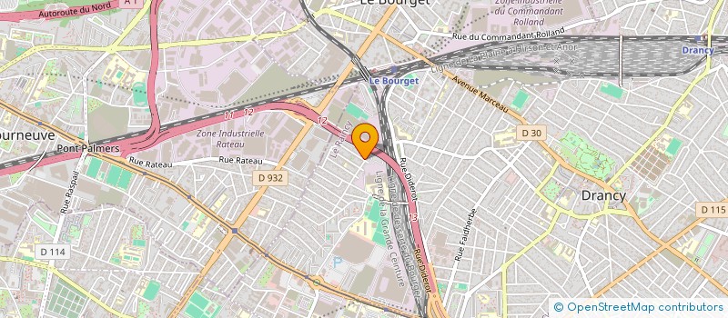 localisation de l'entreprise LOCBAT à DRANCY