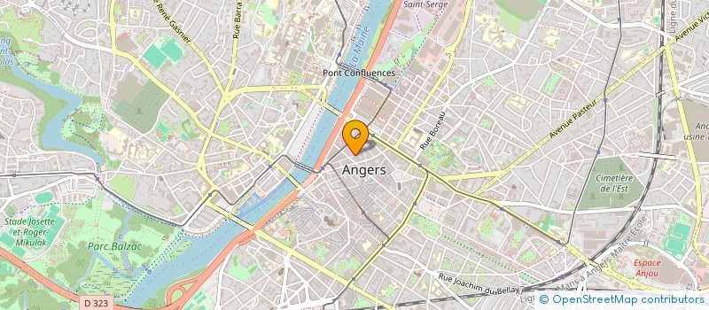 localisation de l'entreprise LOCBENODET à ANGERS