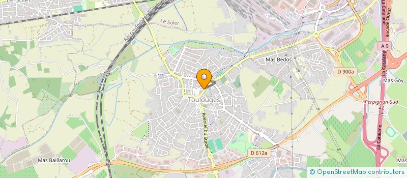 localisation de l'entreprise LOCBOX 66  TOULOUGES