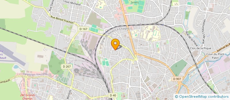 localisation de l'entreprise LOCBRISSET à NEVERS