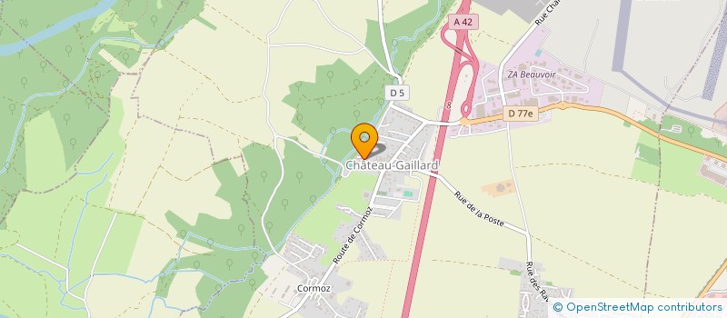 localisation de l'entreprise LOCCA à CHATEAU-GAILLARD
