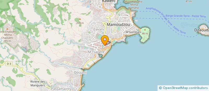 localisation de l'entreprise LOCCAR à MAMOUDZOU