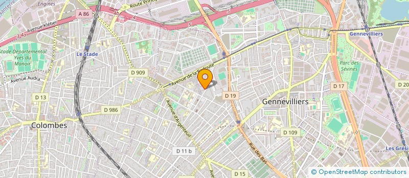 localisation de l'entreprise LOCCAR TRANSPORT à ASNIERES-SUR-SEINE