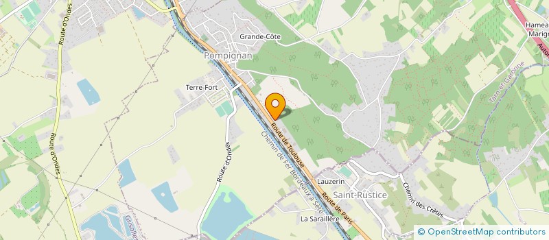 localisation de l'entreprise LOCCAS'PRO à POMPIGNAN