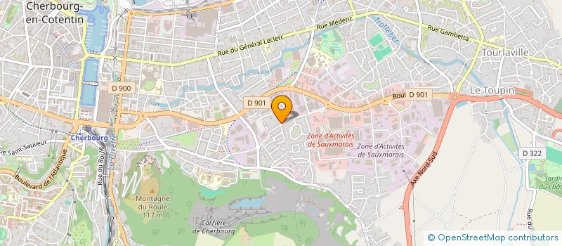 localisation de l'entreprise LOCCE  CHERBOURG-EN-COTENTIN