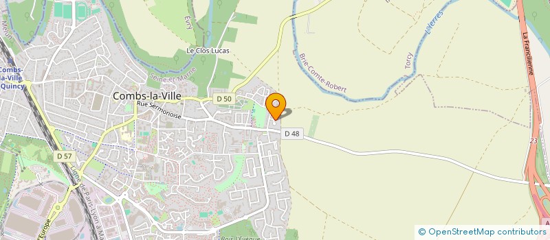 localisation de l'entreprise LOCCLE  COMBS-LA-VILLE