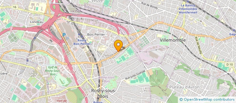 localisation de l'entreprise LOCD9 à ROSNY-SOUS-BOIS