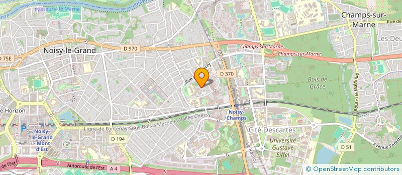 localisation de l'entreprise LOCD95  NOISY-LE-GRAND