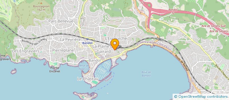 localisation de l'entreprise LOCDALON à BANDOL