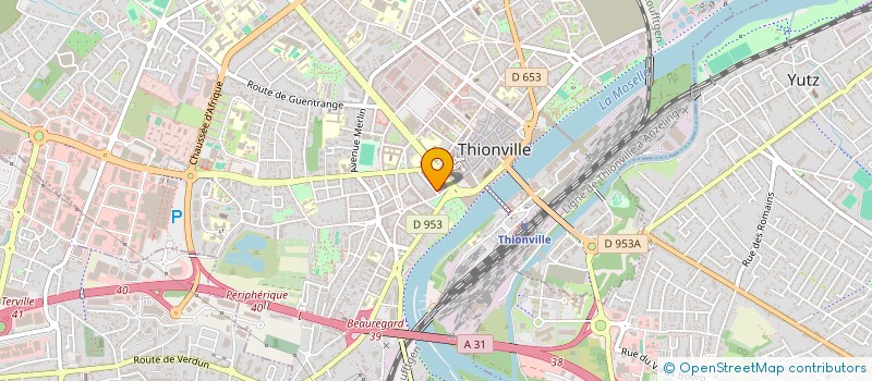 localisation de l'entreprise LOCDOMUS à THIONVILLE