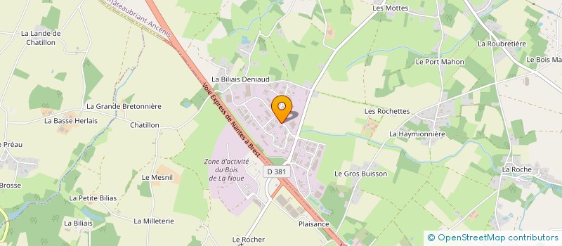 localisation de l'entreprise LOCDRILL à VIGNEUX-DE-BRETAGNE