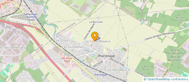 localisation de l'entreprise LOCDRIVE à PIERRELAYE