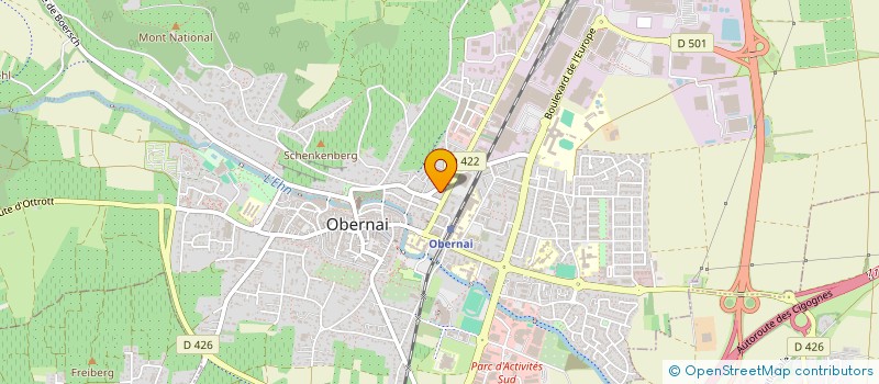 localisation de l'entreprise LOCEANE  OBERNAI