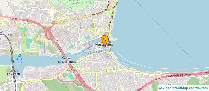 localisation de l'entreprise LOCELU  MARTIGUES