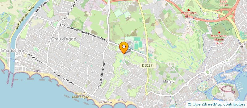 localisation de l'entreprise LOCENZO  AGDE