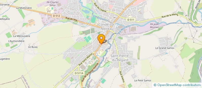 localisation de l'entreprise LOCERGWEN à CONDE-EN-NORMANDIE