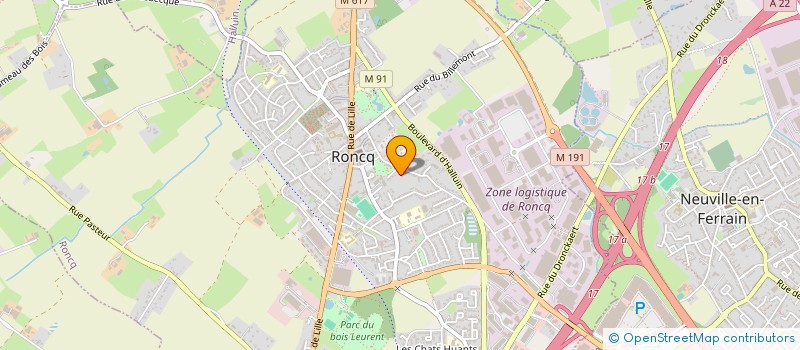 localisation de l'entreprise LOCETO à RONCQ