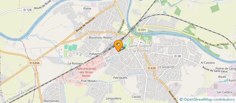 localisation de l'entreprise LOCEVENEMENTIEL  SAINT-SULPICE-LA-POINTE