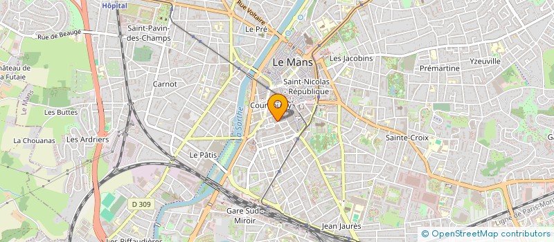 localisation de l'entreprise LOCFY  LE MANS