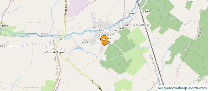 localisation de l'entreprise LOCHA  CORIGNAC