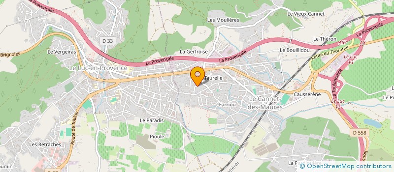 localisation de l'entreprise LOCHAMI  LE CANNET-DES-MAURES