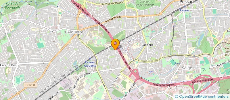 localisation de l'entreprise LOCHAPI 8  PESSAC