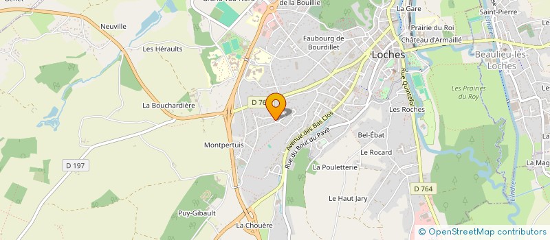 localisation de l'entreprise LOCHES AQUATIQUE CLUB NATATION à LOCHES