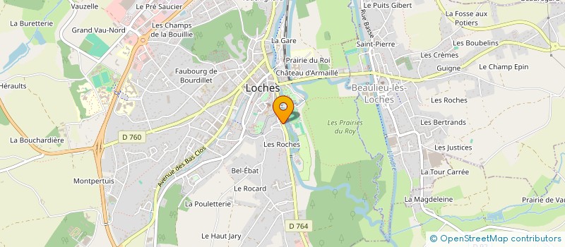 localisation de l'entreprise LOCHES AUTO CONTROLE TECHNIQUE  LOCHES