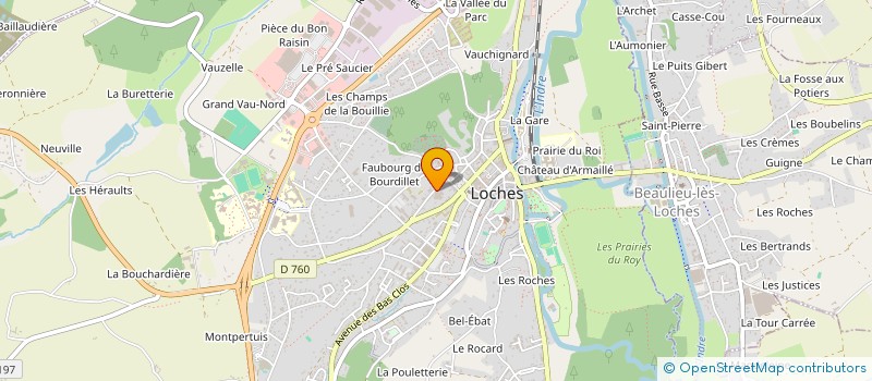 localisation de l'entreprise LOCHES TAPIS à LOCHES