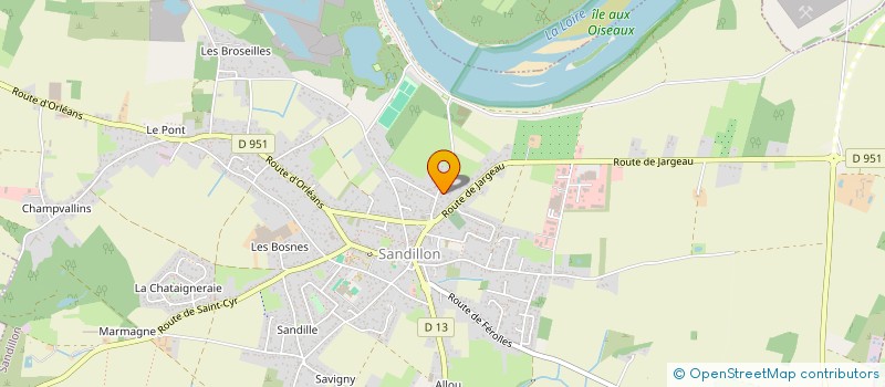 localisation de l'entreprise LOCHET à SANDILLON