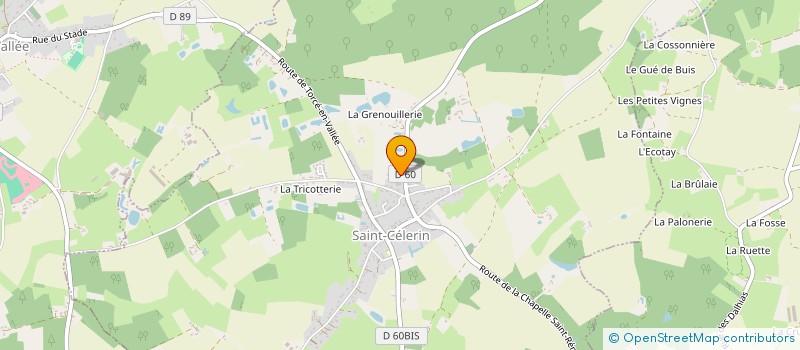 localisation de l'entreprise LOCHET ROMAIN  SAINT-CELERIN